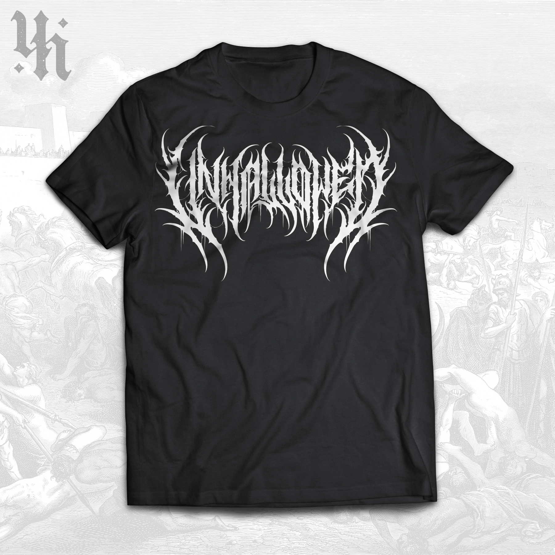 Unhallowed Metal Logo Unisex T-Shirt - Black